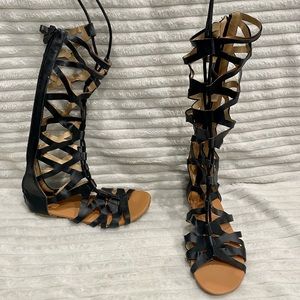 SHEIN Lace-Up Sandals Size 7